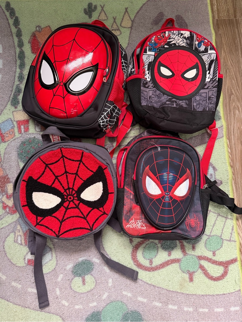 Marvel Spider-Man Kids Backpack Bundle in Red and Black